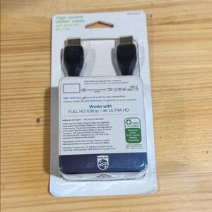 Philips Black High-Speed HDMI Cable with EZGrip Connectors